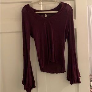 Free people bell sleeve top